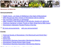 Tablet Screenshot of moorestown.com